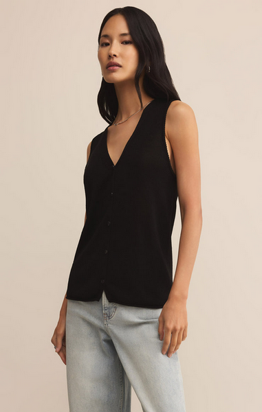 Wanderlust Sweater Vest - Black
