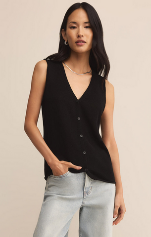 Wanderlust Sweater Vest - Black
