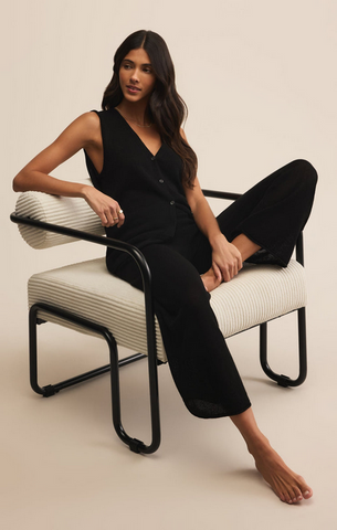 Wanderlust Sweater Pant - Black