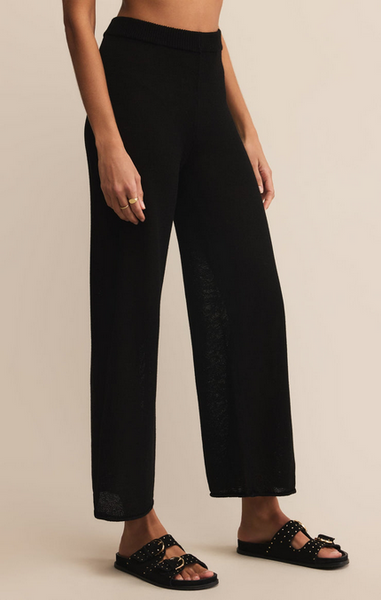Wanderlust Sweater Pant - Black