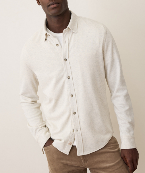 Pacifica Stretch Shirt - Oatmeal Heather