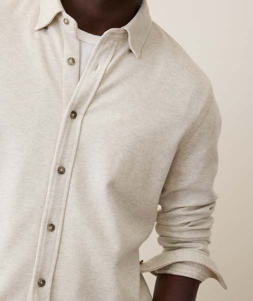 Pacifica Stretch Shirt - Oatmeal Heather