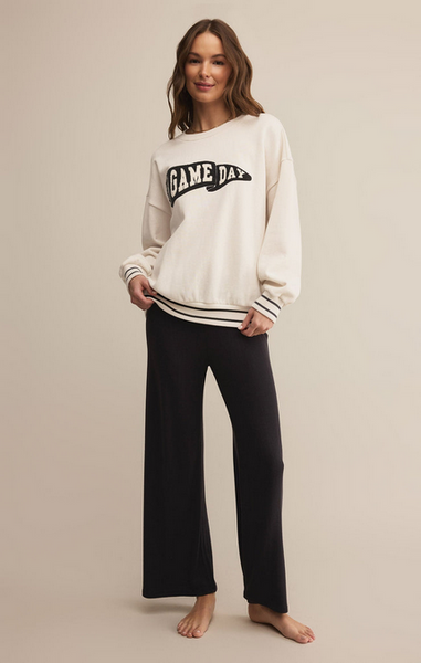 Oversized Let's Go Sweatshirt - Vanilla Ice