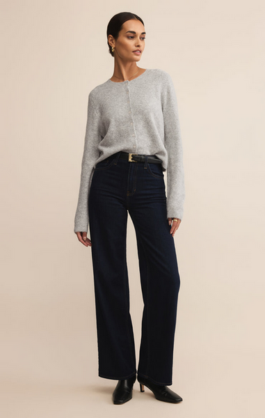 Medina Cozy Cardigan - Light Heather Grey
