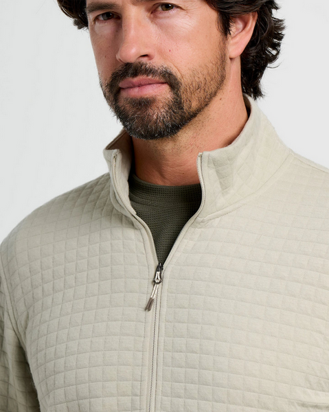 Downvalley Quarter Zip - Heather Sandstone