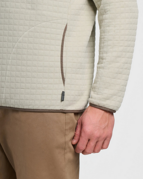Downvalley Quarter Zip - Heather Sandstone