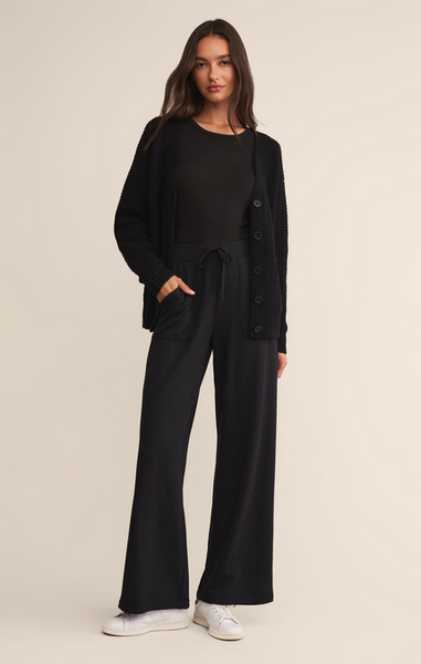 Second Skin Crew Long Sleeve Top - Black