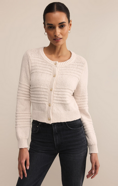 Between the Lines Cardigan - Crystal