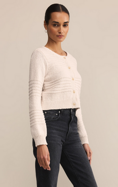 Between the Lines Cardigan - Crystal
