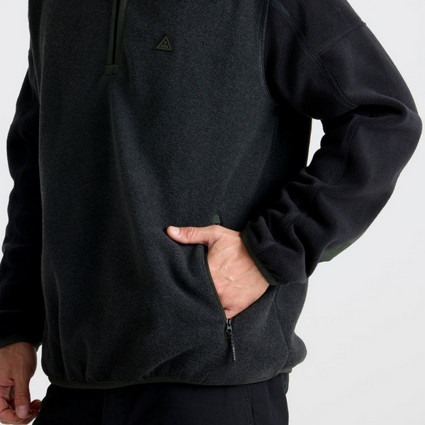 Campover Fleece Mock Hoodie - Onyx