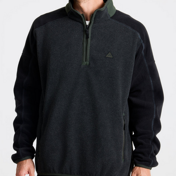 Campover Fleece Mock Hoodie - Onyx