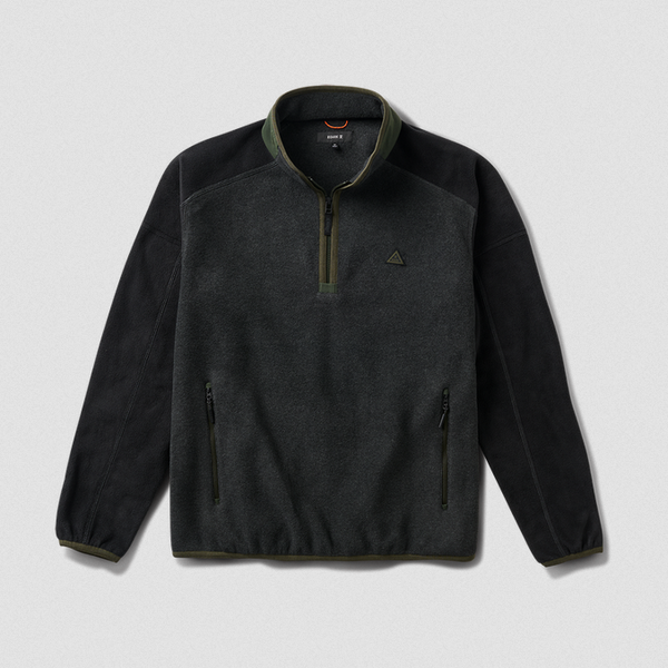 Campover Fleece Mock Hoodie - Onyx