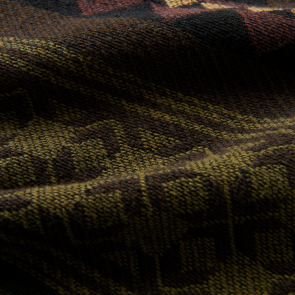 Nordsman Jacquard Long Sleeve Flannel - Dark Military