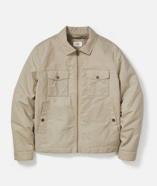 Reynolds Dry Wax Trucker Jacket - Vintage Khaki