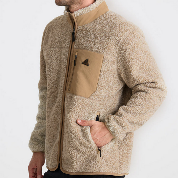 Campover Fleece Zip Hoodie - Khaki