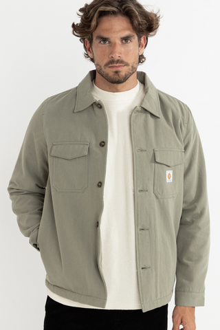 Sherpa Lined Work Shirt - Sage