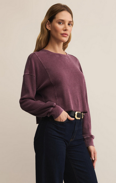 Angel Mini Thermal Top - Merlot