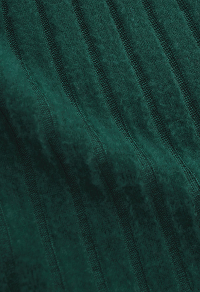 Elfie Silky Rib Long Sleeve Top - Mistletoe