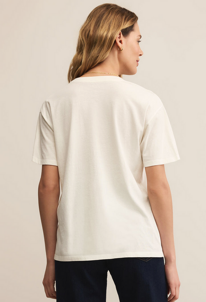 Falalala Boyfriend Tee - Sea Salt