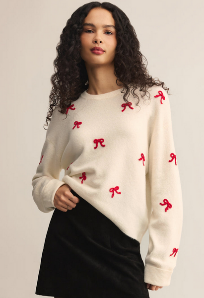 Tie The Ribbon Sweater - Warm White