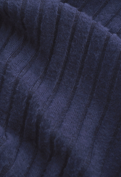 Dawn Smocked Silky Rib Pant - Blue Sapphire