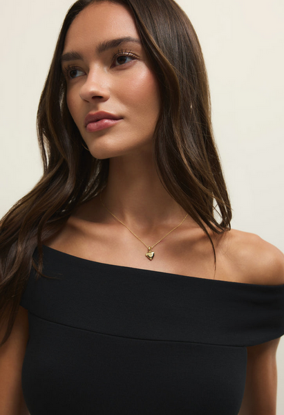 Second Skin Off Shoulder Top - Black