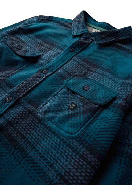 Eco-zy LS Polar Flannel - Deep Water