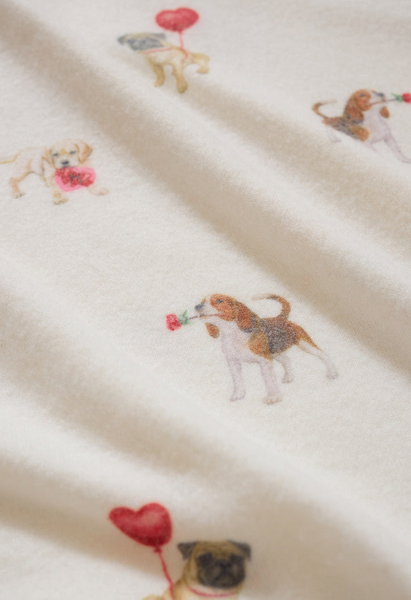 Bisous Love Pup Top - Vanilla Ice