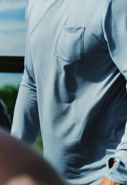 Men's Bamboo Lightweight Hoodie - Storm Cloud