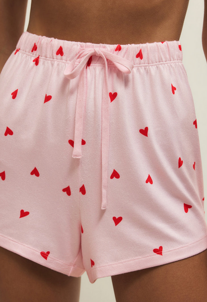Love First Heart Short - Pink Marshmallow