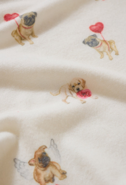 Sporty Love Pup Short - Vanilla Ice