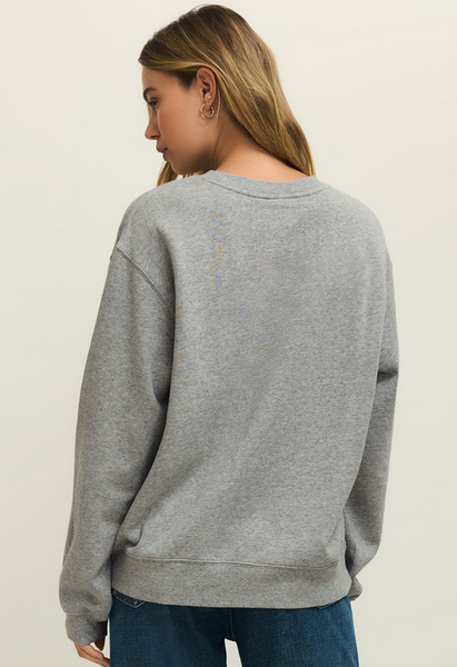 Amor Boyfriend Sweatshirt - Classic Heather Grey