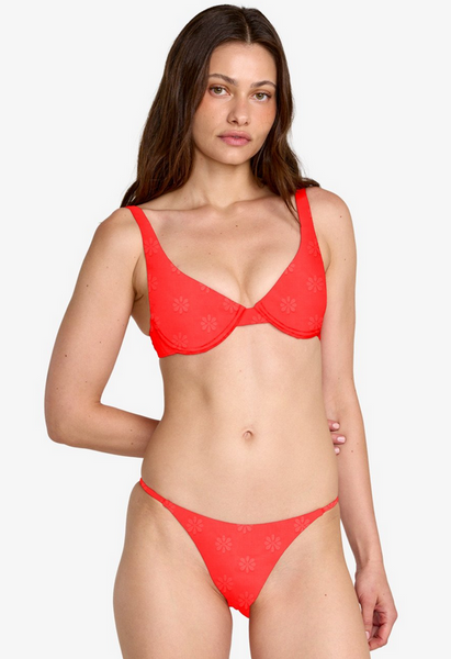 Daisies Medium French - Flame Red