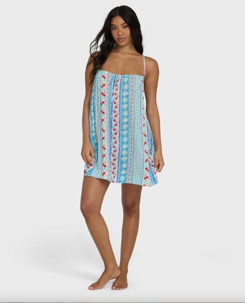 Beach Song Printed Cover-Up - Dream Blue