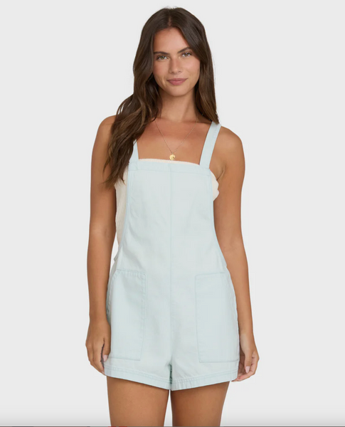 Beach Crush Denim Romper - Clearwater