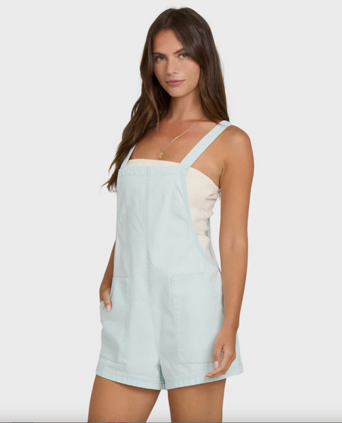 Beach Crush Denim Romper - Clearwater