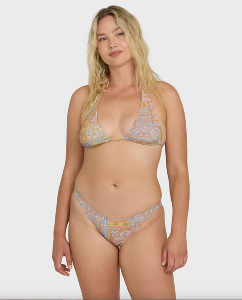 Take It Back Multi Halter Bikini Top - Twilight Blue
