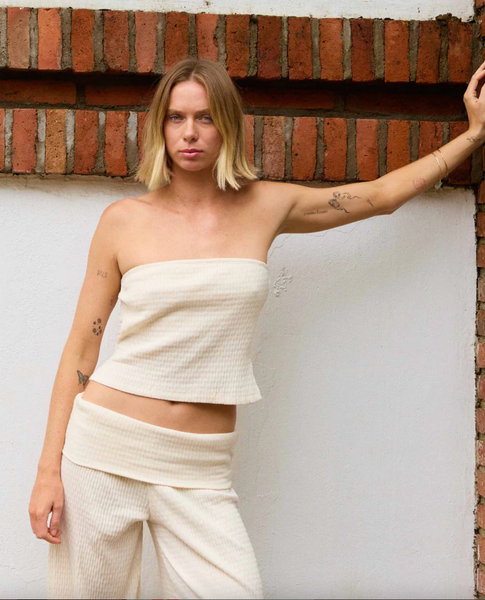 Sweet Coast Tube Top - White Cap