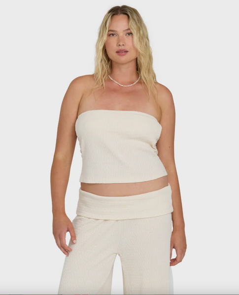 Sweet Coast Tube Top - White Cap