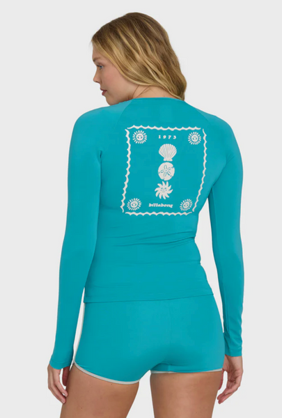 Sol Searcher 50 UPF Long Sleeve Rashguard - Bright Marine