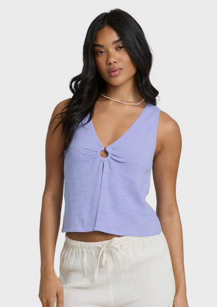 Veda Knit Tank - Twilight Blue