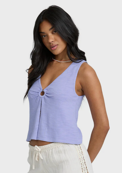 Veda Knit Tank - Twilight Blue