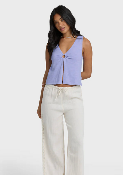 Veda Knit Tank - Twilight Blue