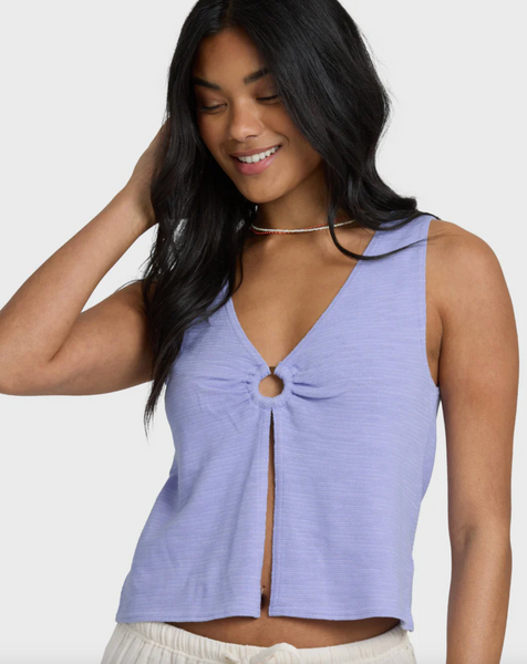 Veda Knit Tank - Twilight Blue