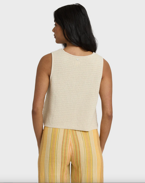 Need Now Sweater Tank - White Cap