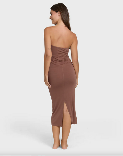 Lily Midi Knit Dress - Black Stone