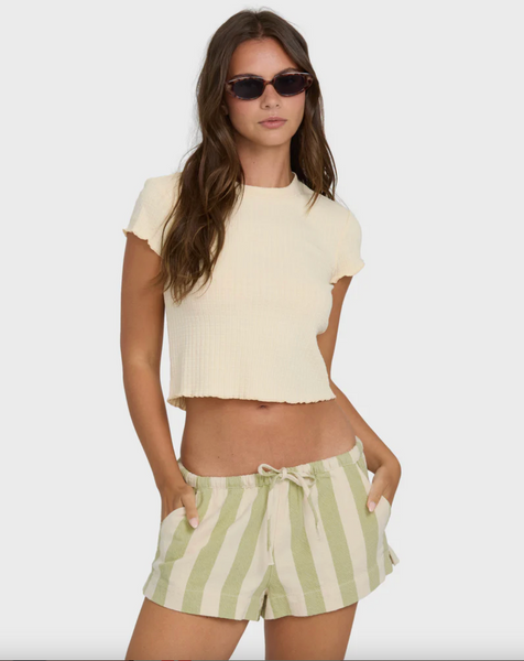 Low Tide Yarn-Dye Woven Shorts - Cactus