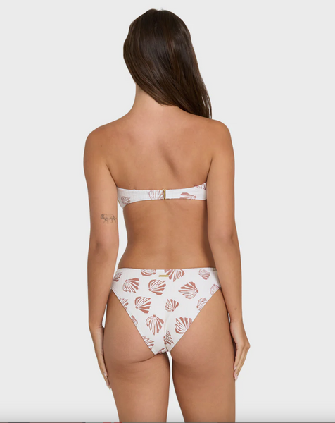 Sandy Shells Bondi Bikini Bottoms - Salt Crystal