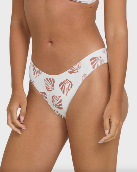 Sandy Shells Bondi Bikini Bottoms - Salt Crystal