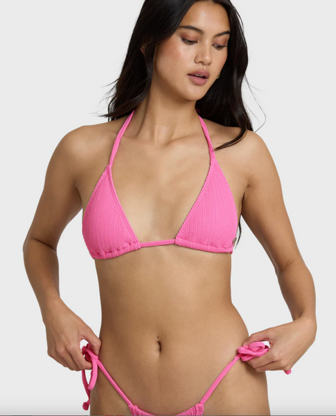 Sunrays Remi Triangle Bikini Top - Guava